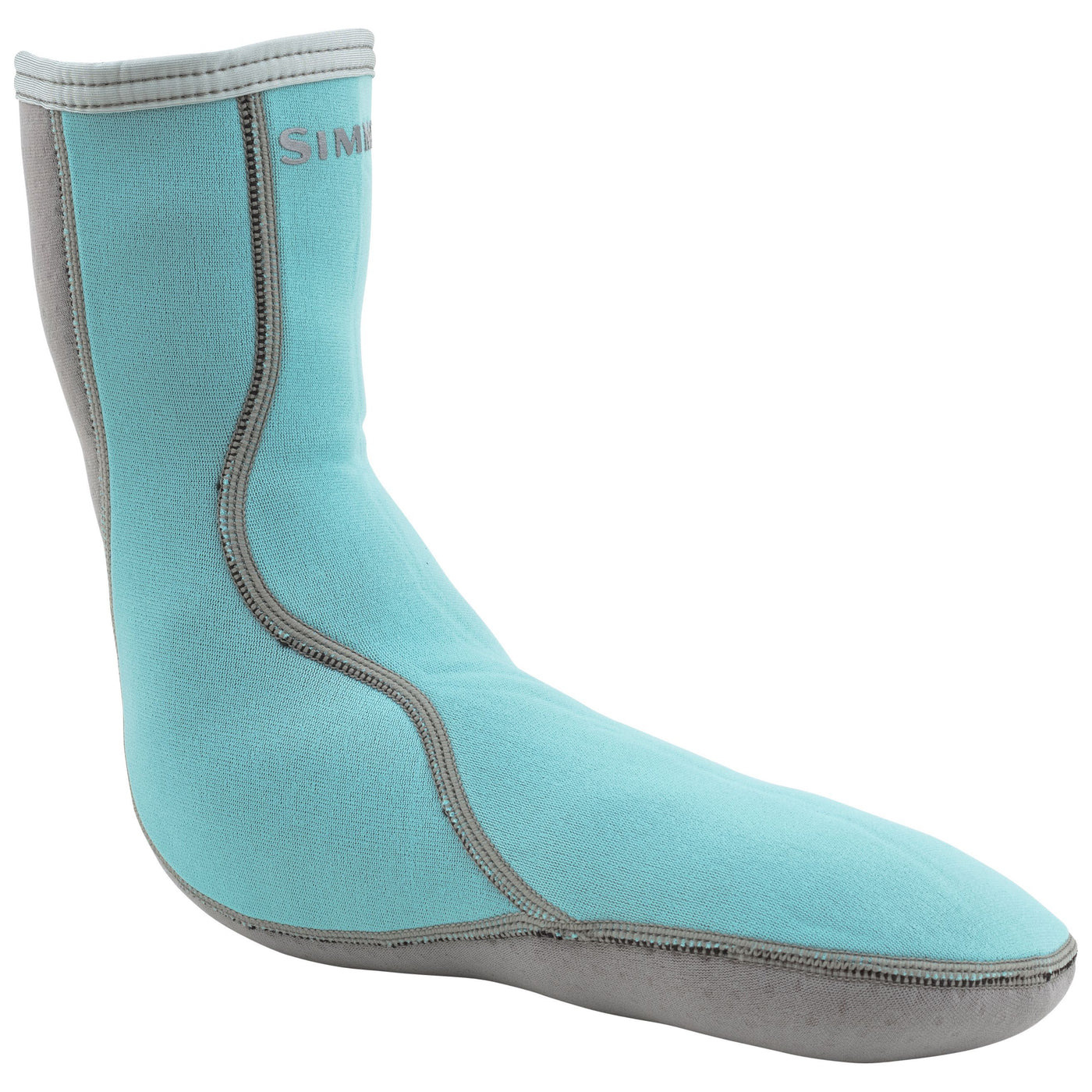 Simms Women's Neoprene Wading Socks Aqua Image 01