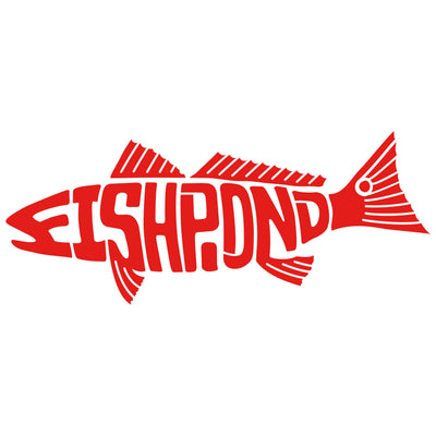 Fishpond Thermal Die Cut Sticker Redfish 8" Image 01