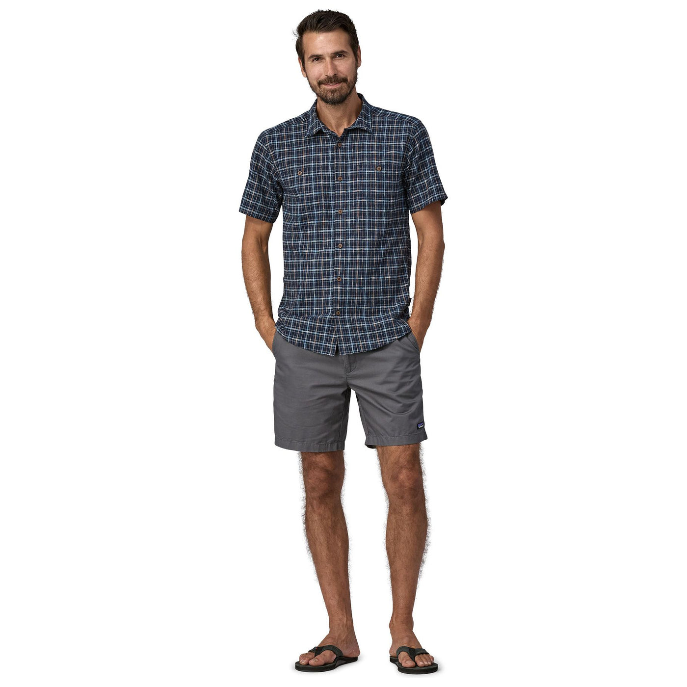 Patagonia Men's Back Step Shirt Renewal: New Navy Image 02