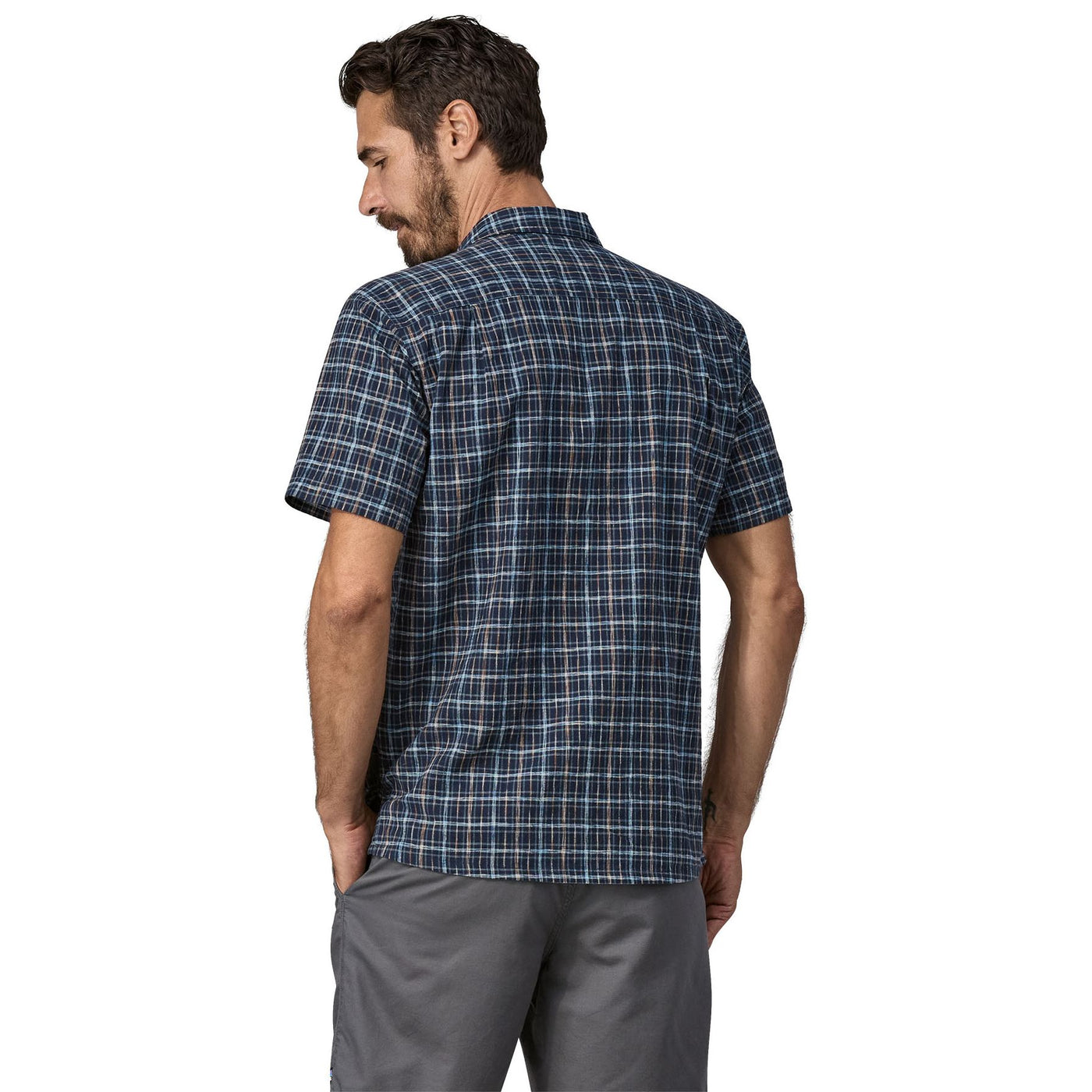 Patagonia Men's Back Step Shirt Renewal: New Navy Image 04