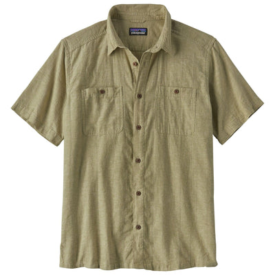 Patagonia Men's Back Step Shirt Swell Dobby: Buckhorn Green Image 01