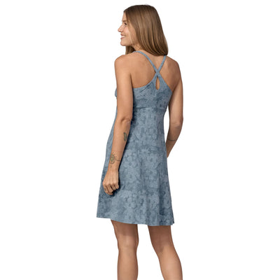 Patagonia Women's Amber Dawn Dress Channeling Spring: Light Plume Grey Image 04