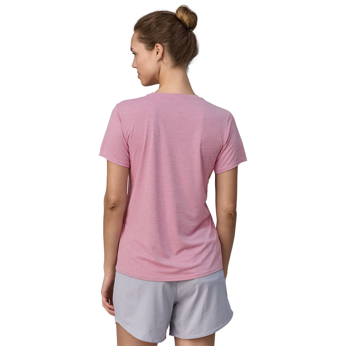 Patagonia Women's Cap Cool Daily Shirt Milkweed Mauve - Light Milkweed Mauve X-Dye Image 04