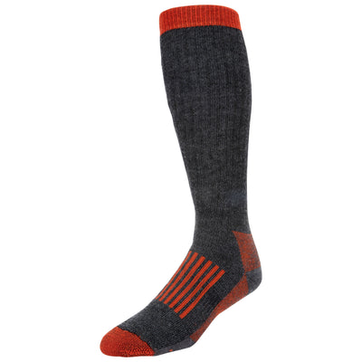 Simms Merino Thermal OTC Sock Carbon Image 01