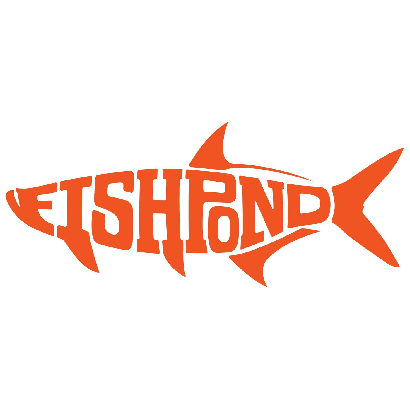 Fishpond King Thermal Die Cut Sticker Orange Image 01