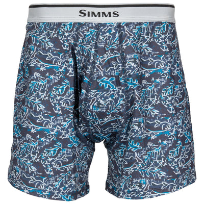 Simms Men's Simms Boxer Fish Grass Image 01