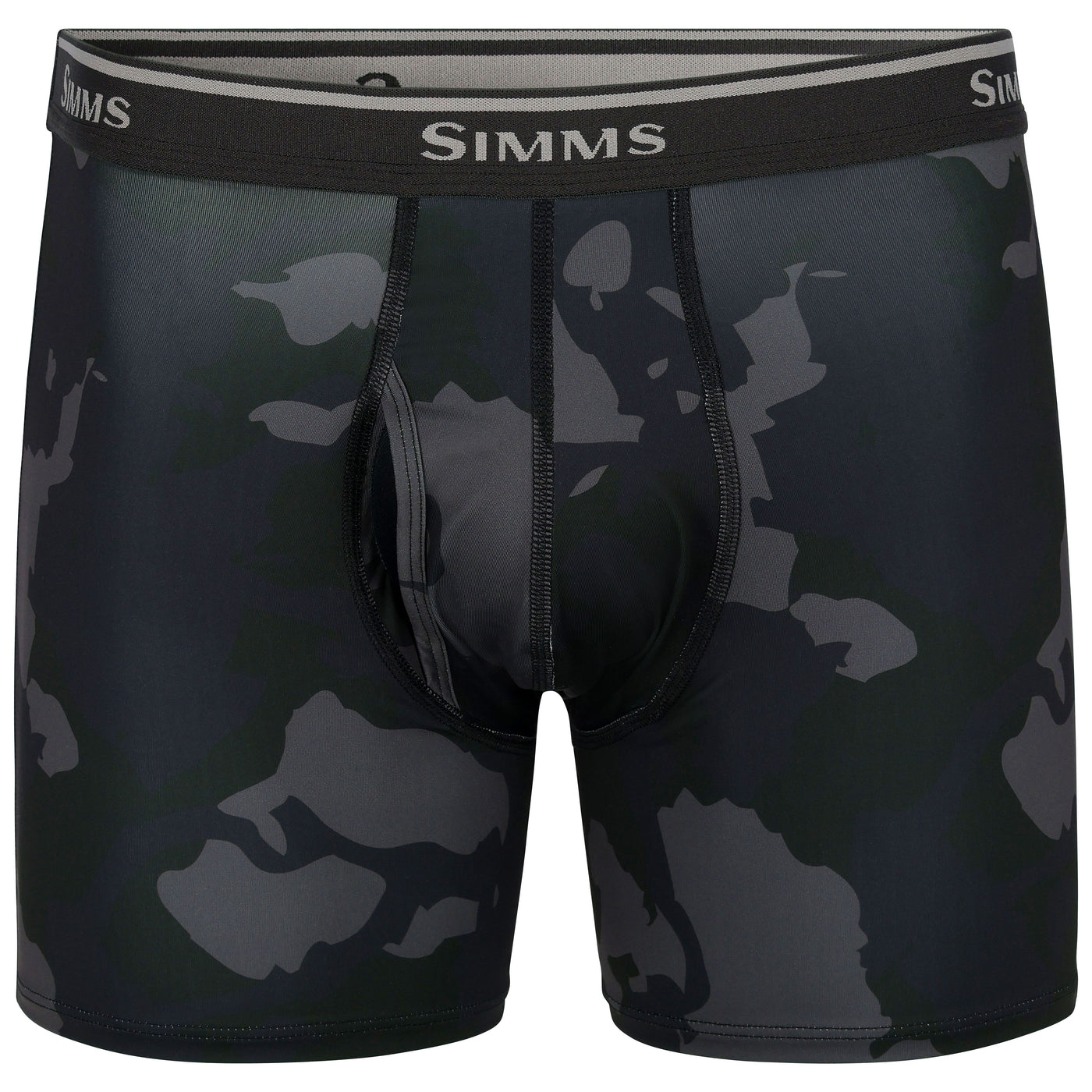 Simms Boxer Briefs Regiment Camo Carbon Image 01