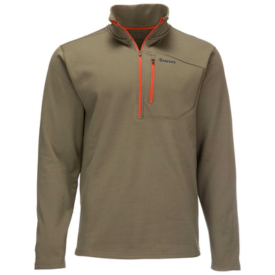 Simms Thermal 1/4 Zip Top Dark Stone Image 01