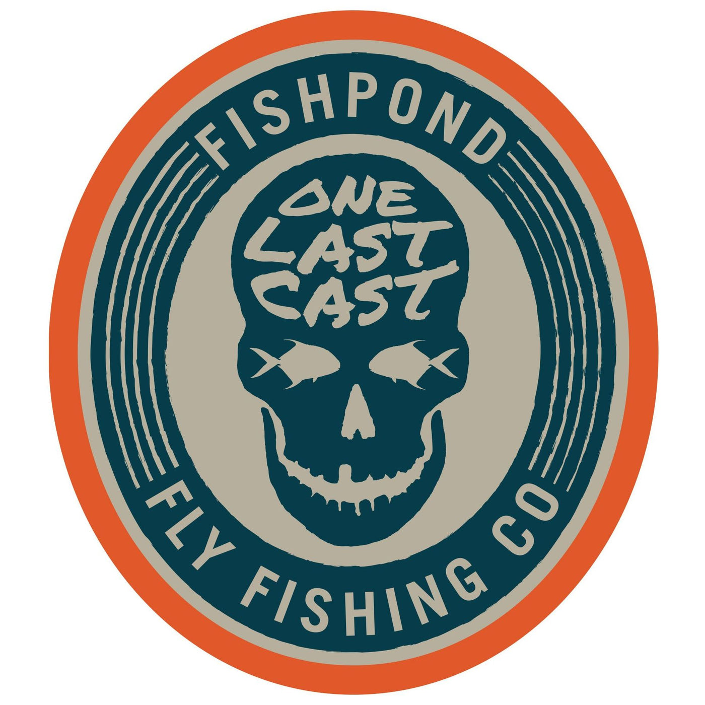 Fishpond Last Call Sticker 5" Image 01