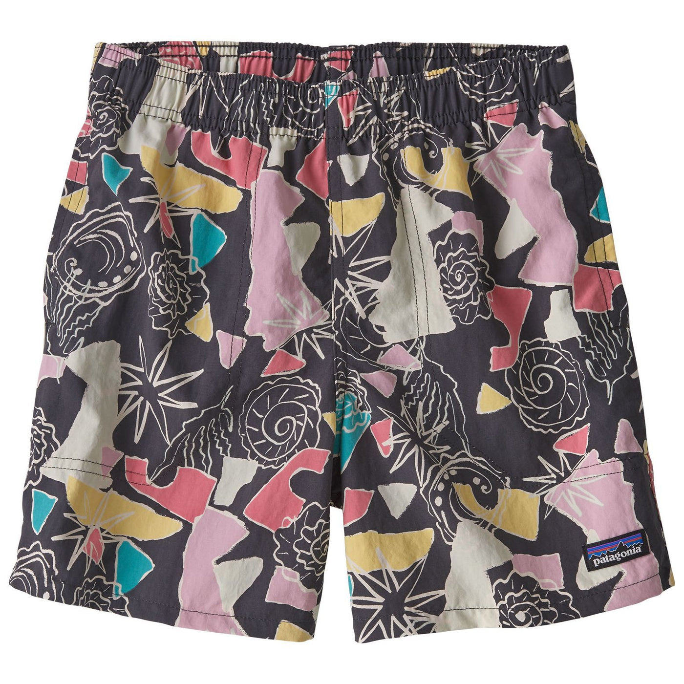 Patagonia Boy's Baggies Shorts Anacapa: Forge Grey Image 01