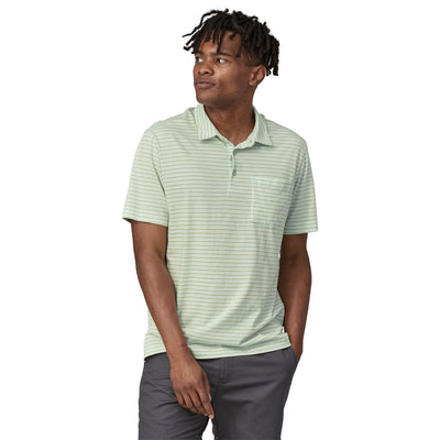 Patagonia Men's Cotton in Conversion LW Polo Highlight: Wispy Green Image 02