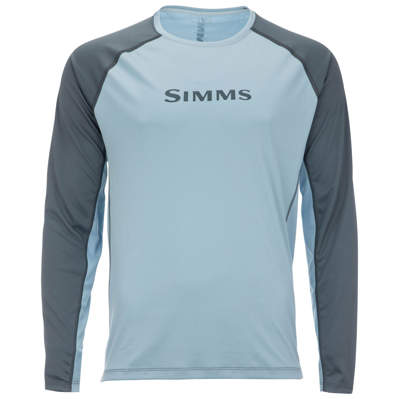 Simms Men's SolarVent Crew Steel Blue/Storm Image 01