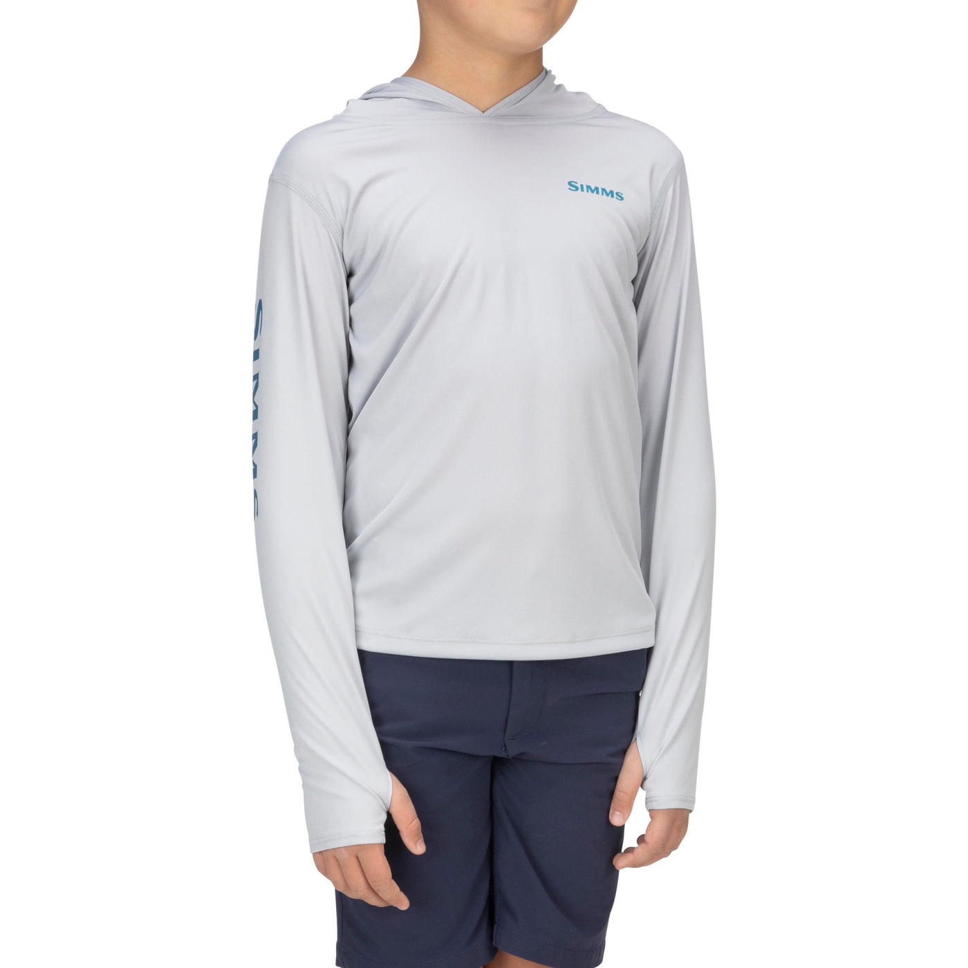 Simms Kid's Solar Tech Hoody Sterling Image 03