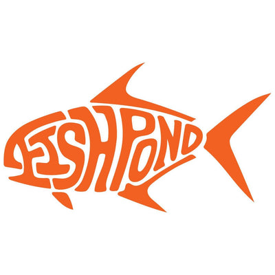 Fishpond Permit Thermal Die Cut Sticker Orange Image 01