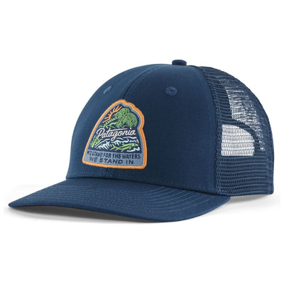 Patagonia Take a Stand Trucker Hat Bayou Badge: Tidepool Blue Image 01