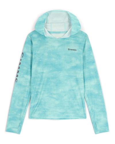 Simms Kid's Solar Tech Hoody Sea Breeze Daze Image 01