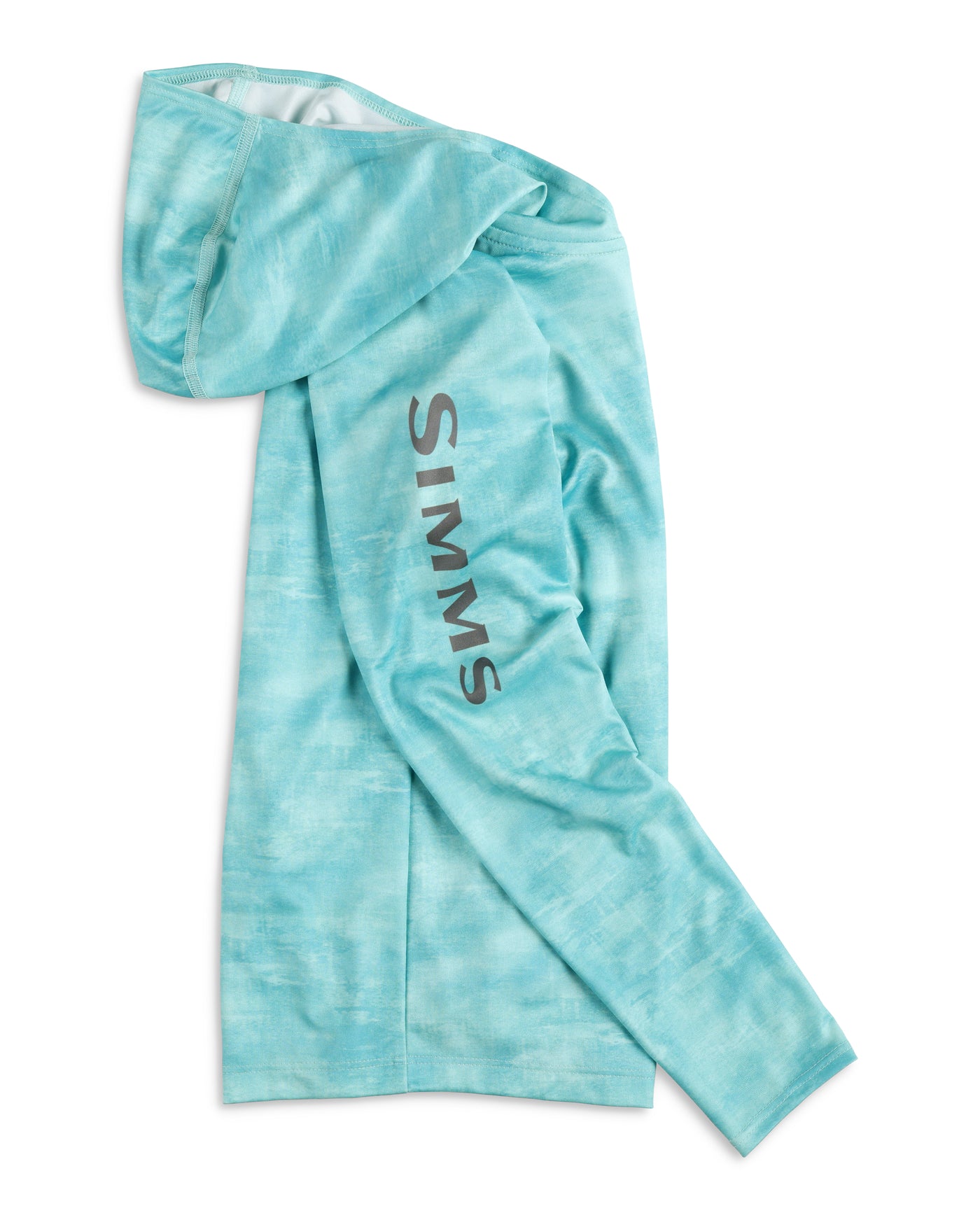 Simms Kid's Solar Tech Hoody Sea Breeze Daze Image 02