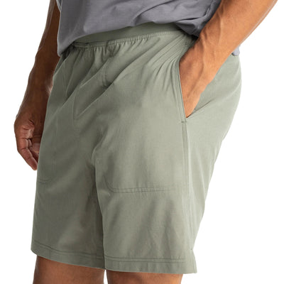 Free Fly Men's Lined Active Breeze Short 7" Agave Green Image 01