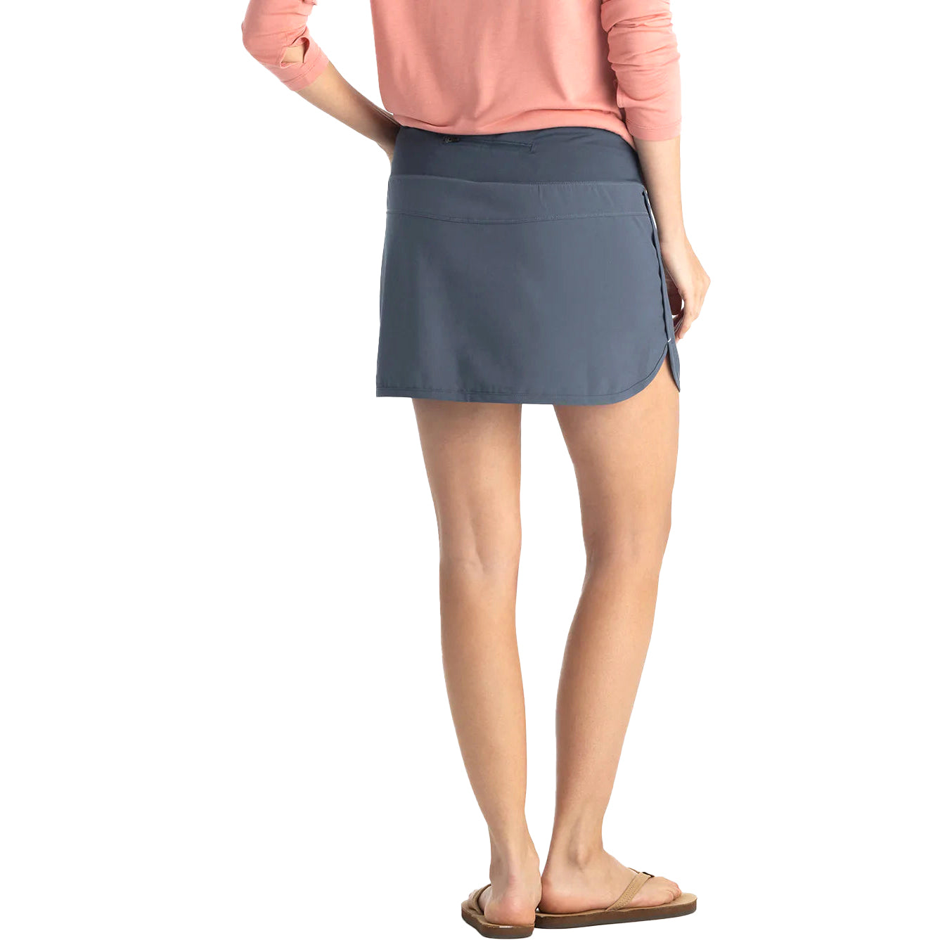 Women's Bamboo-Lined Active Breeze Skort – 15" - Sky Gray – Free Fly Apparel