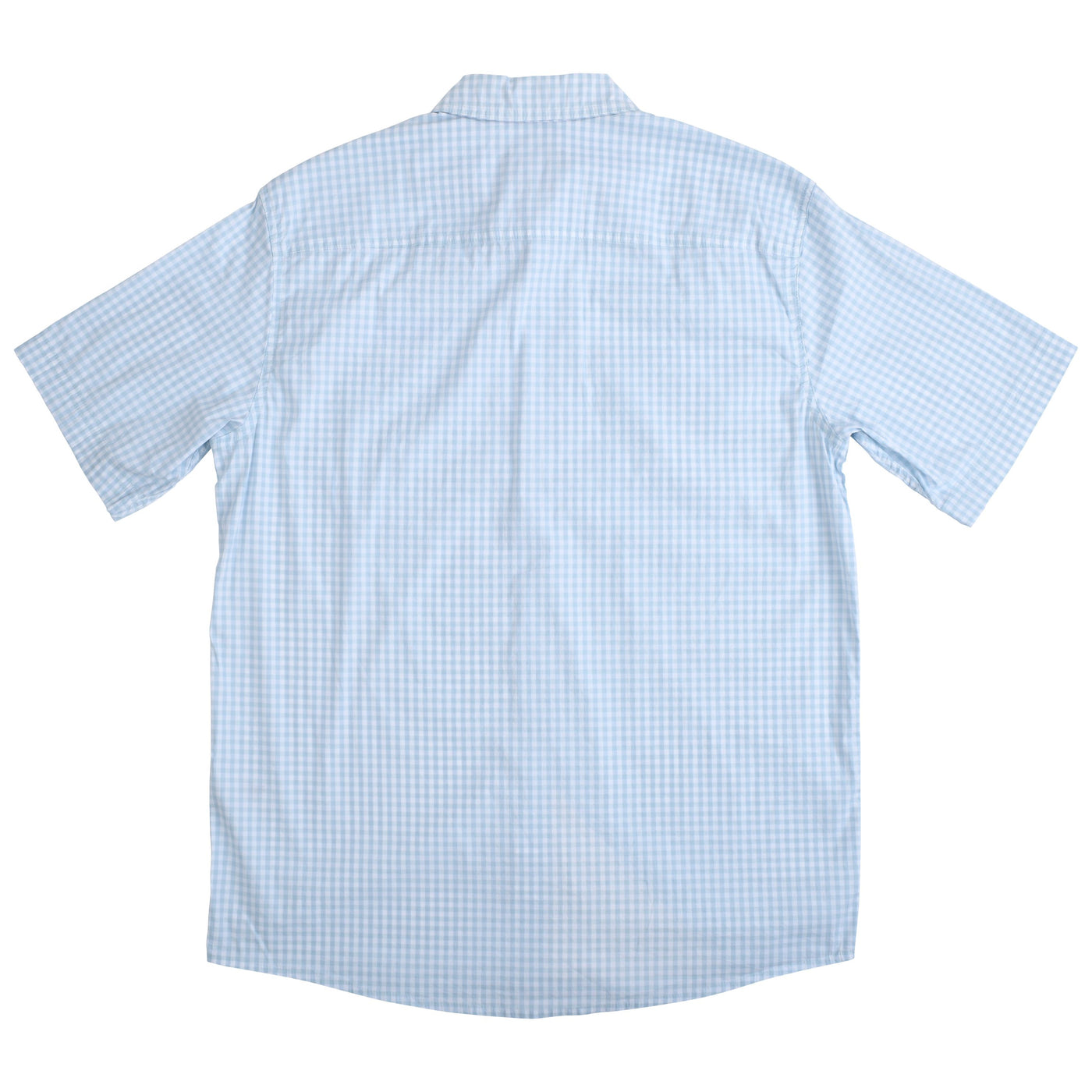 GFC Orvis Men's River Guide 2.0 Short Sleeve Shirt, Embroidered Logo Left ChestBlue Mist / Lt Blue & White Image 02
