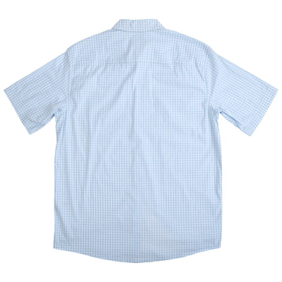 GFC Orvis Men's River Guide 2.0 Short Sleeve Shirt, Embroidered Logo Left ChestBlue Mist / Lt Blue & White Image 02