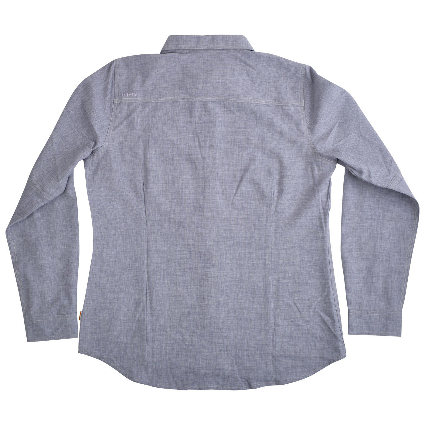 GFC Orvis Women's Tech Chambray Work Shirt L/S, Embroidered Logo Left ChestPurple Fog / Purple Fog Image 02