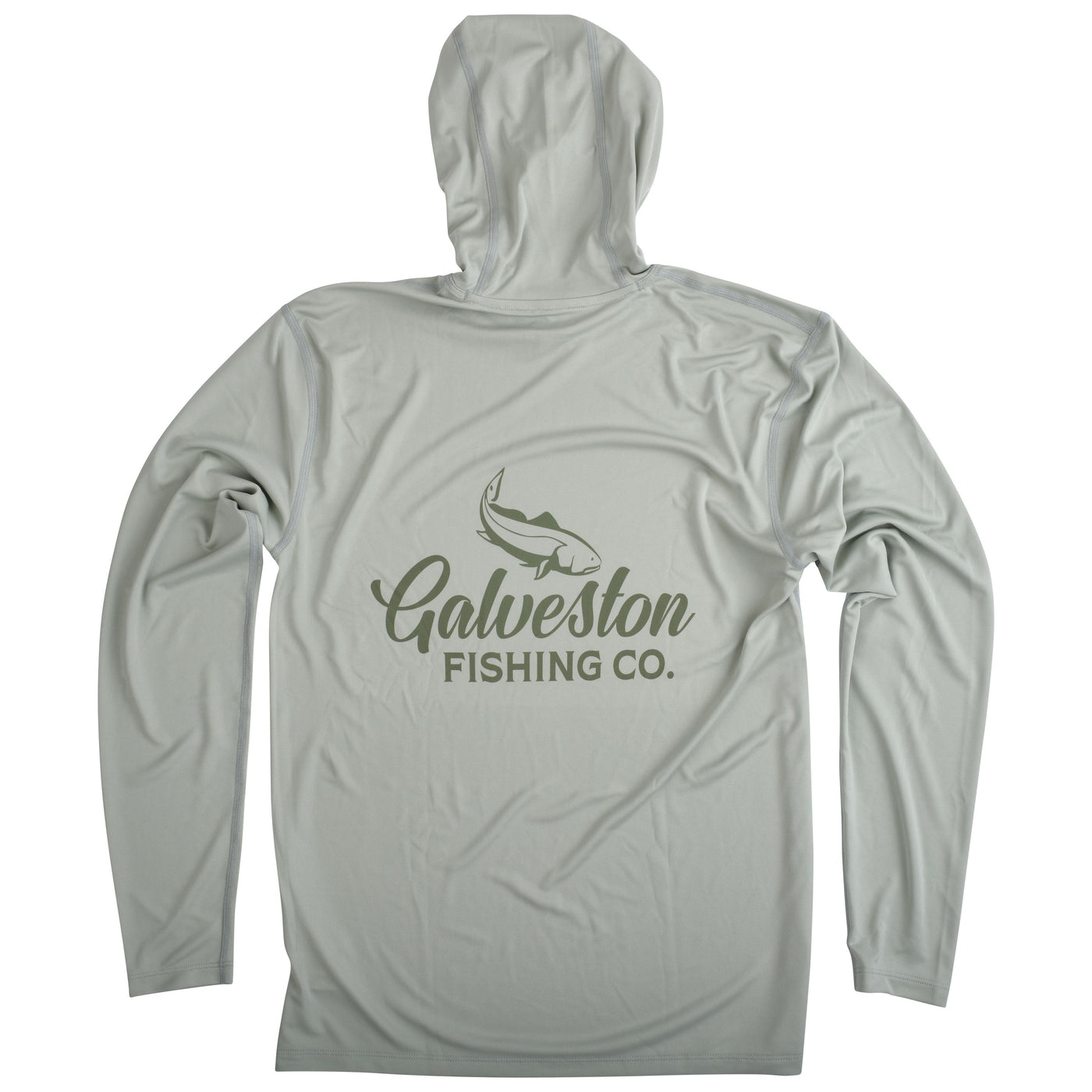 GFC Simms Men's CBP Tech Hoody, Printed Logo Back CenterAspen / Olive Image 02