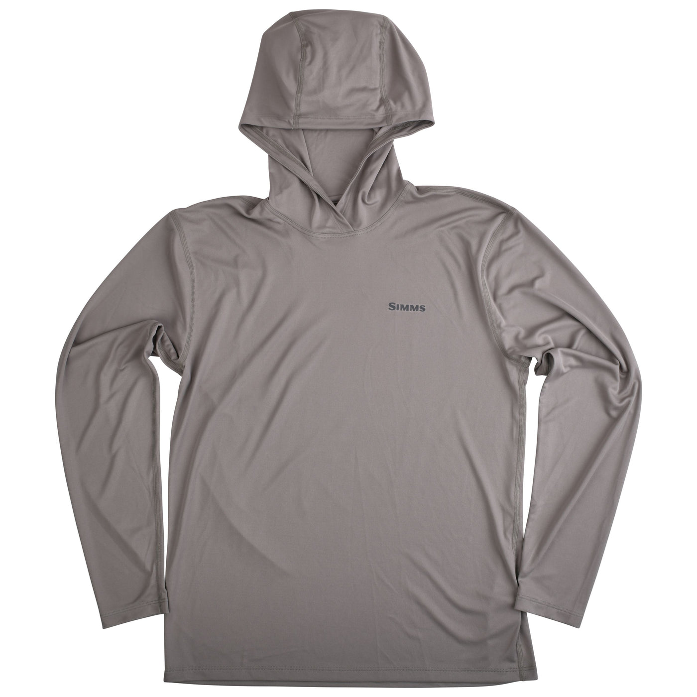 GFC Simms Men's CBP Tech Hoody, Printed Logo Back CenterDolomite / Gray Image 01