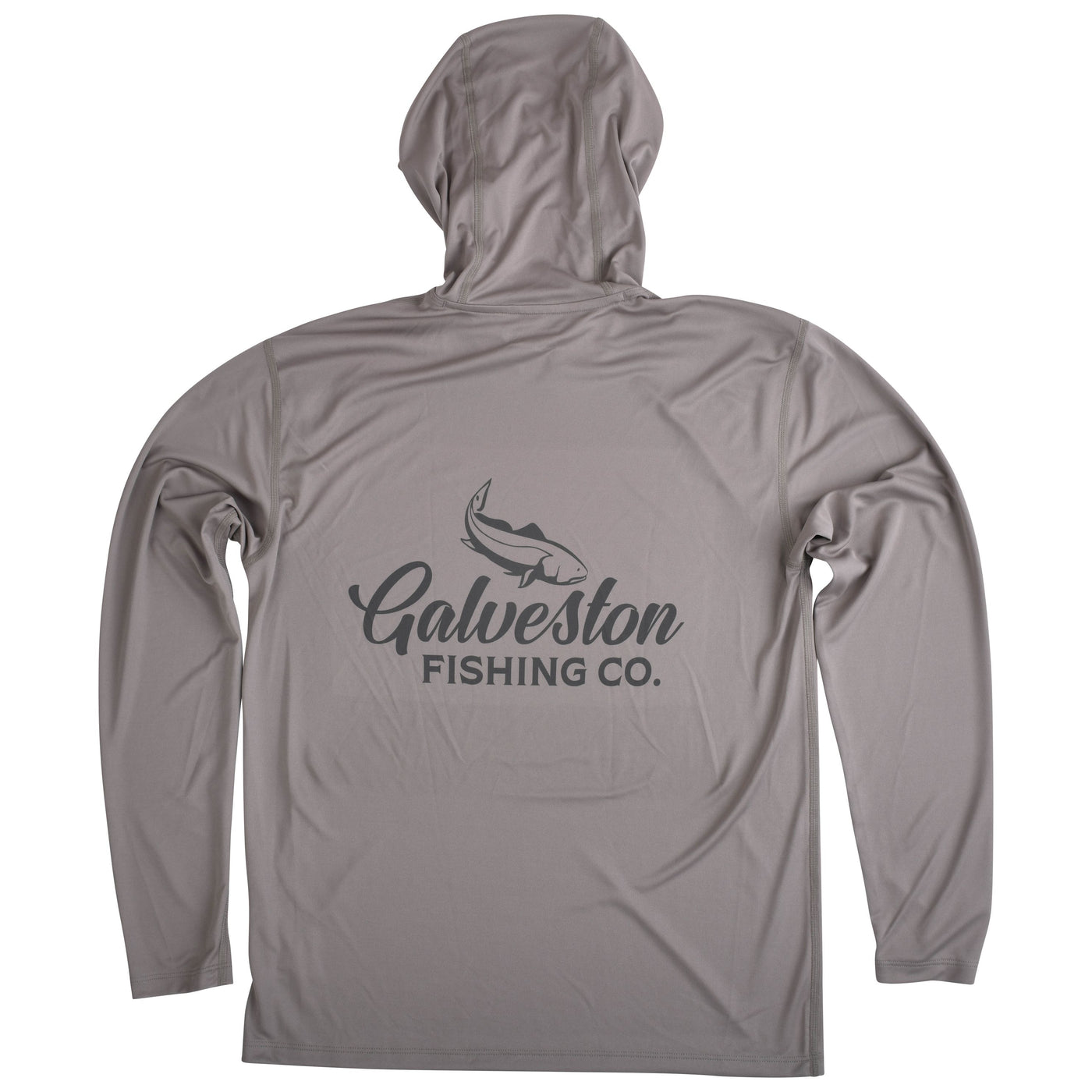 GFC Simms Men's CBP Tech Hoody, Printed Logo Back CenterDolomite / Gray Image 02