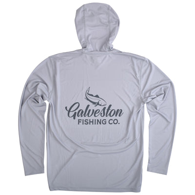 GFC Simms Men's CBP Tech Hoody, Printed Logo Back CenterSterling / Gray Image 02