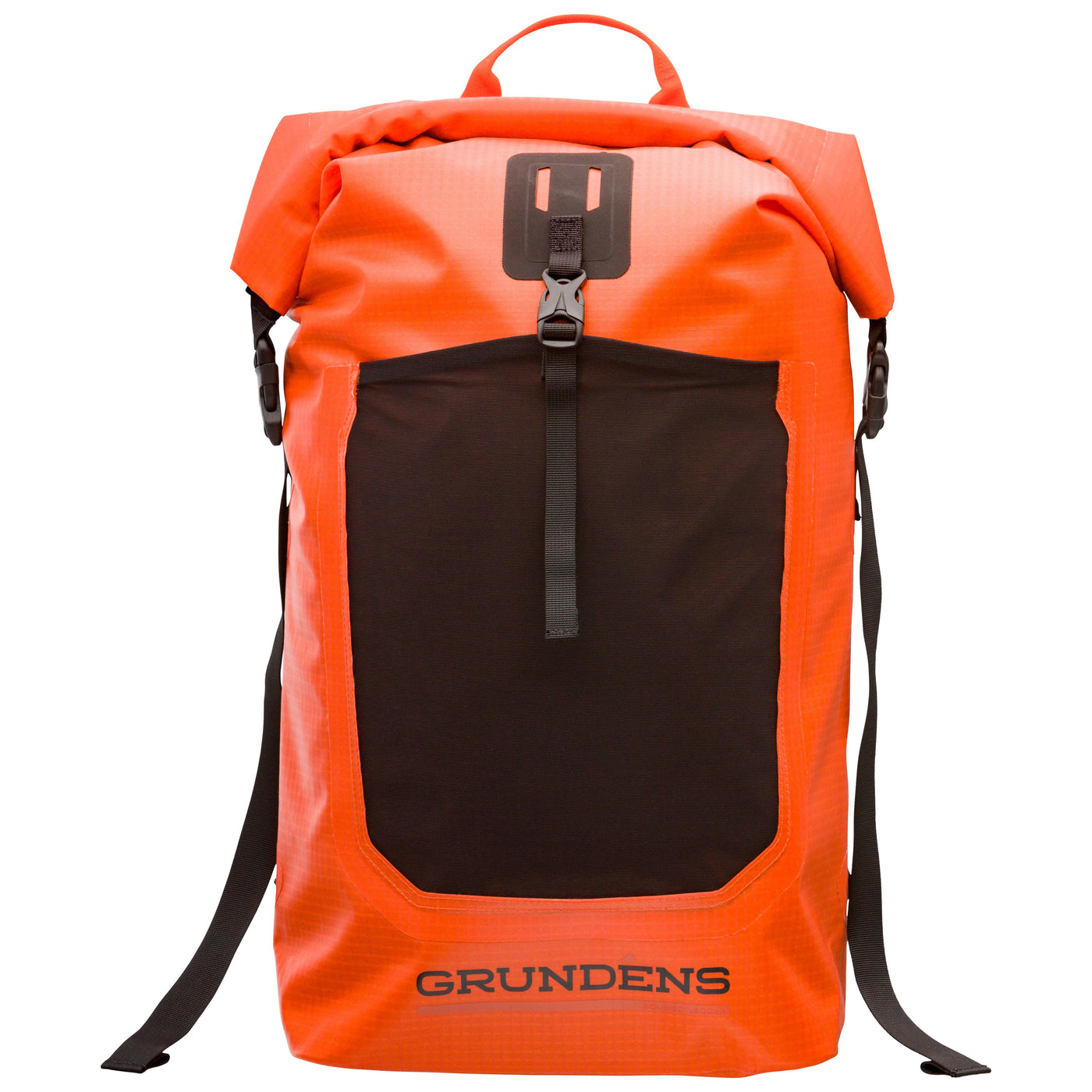 Grundens Bootlegger Roll Top Backpack 30L Red Orange Image 01