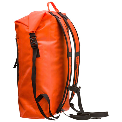 Grundens Bootlegger Roll Top Backpack 30L Red Orange Image 02