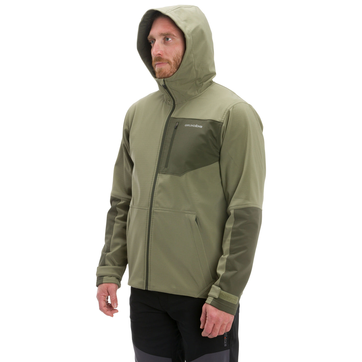 Grundens Bulkhead Stretch Jacket Deep Lichen Green Image 03