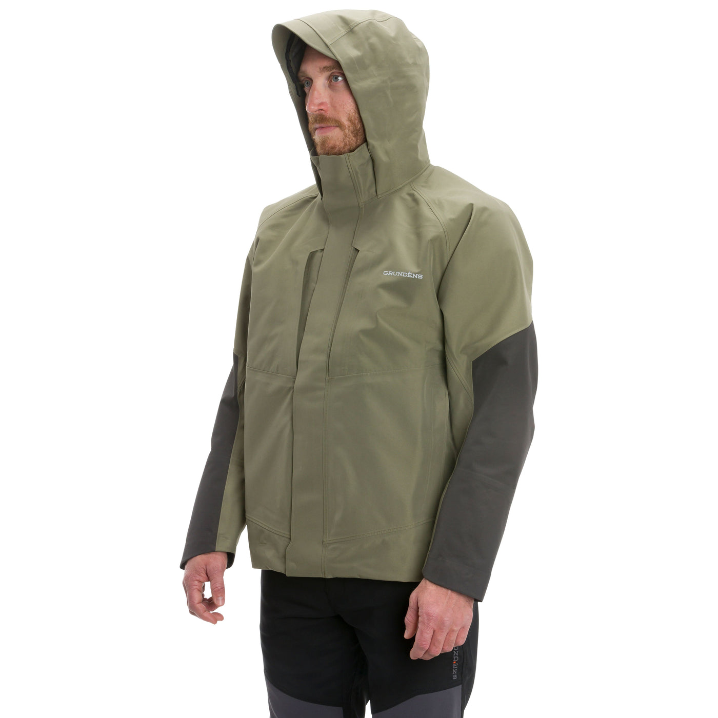 Grundens Buoy X Gore-Tex 3L Jacket Deep Lichen Green Image 03