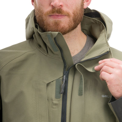 Grundens Buoy X Gore-Tex 3L Jacket Deep Lichen Green Image 05