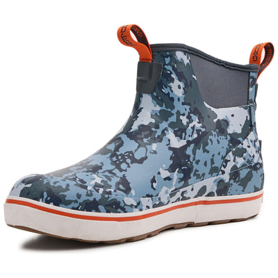 Grundens Deck Boss Ankle Boot Flats Camo Storm Image 02