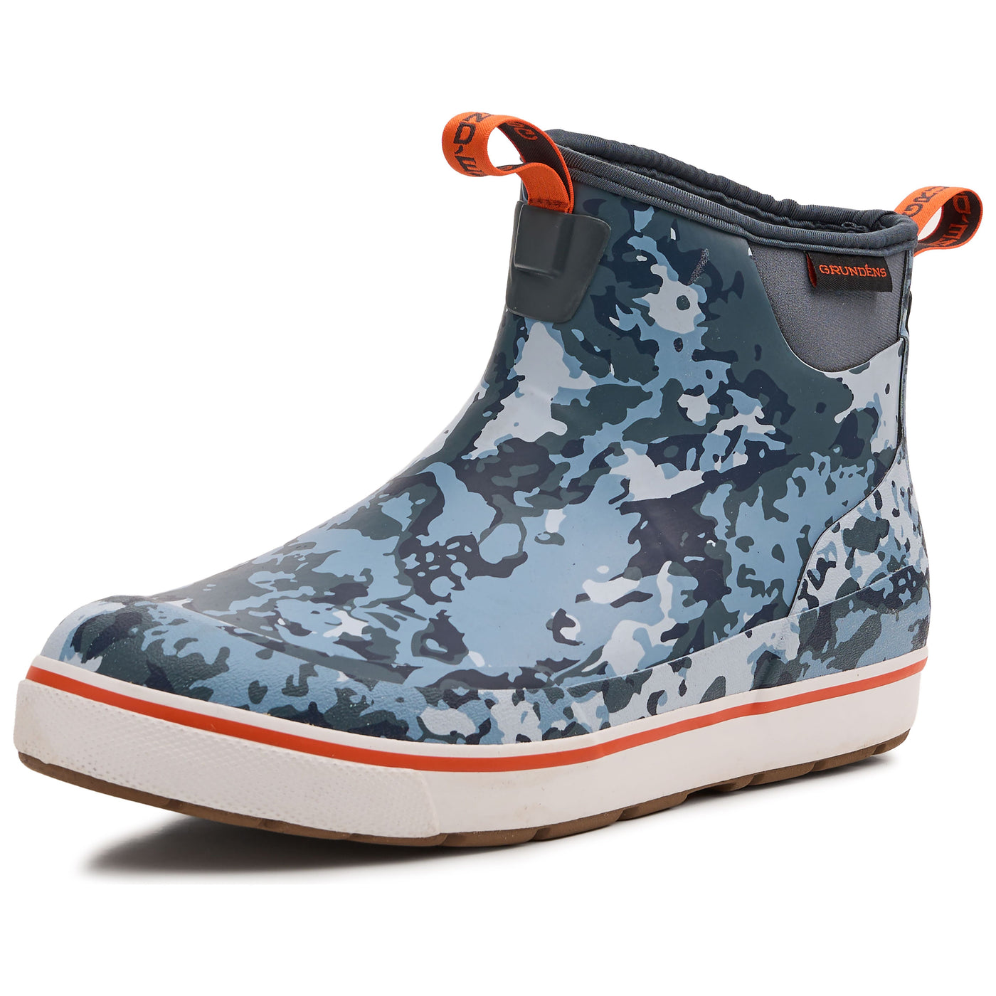 Grundens Deck Boss Ankle Boot Flats Camo Storm Image 03