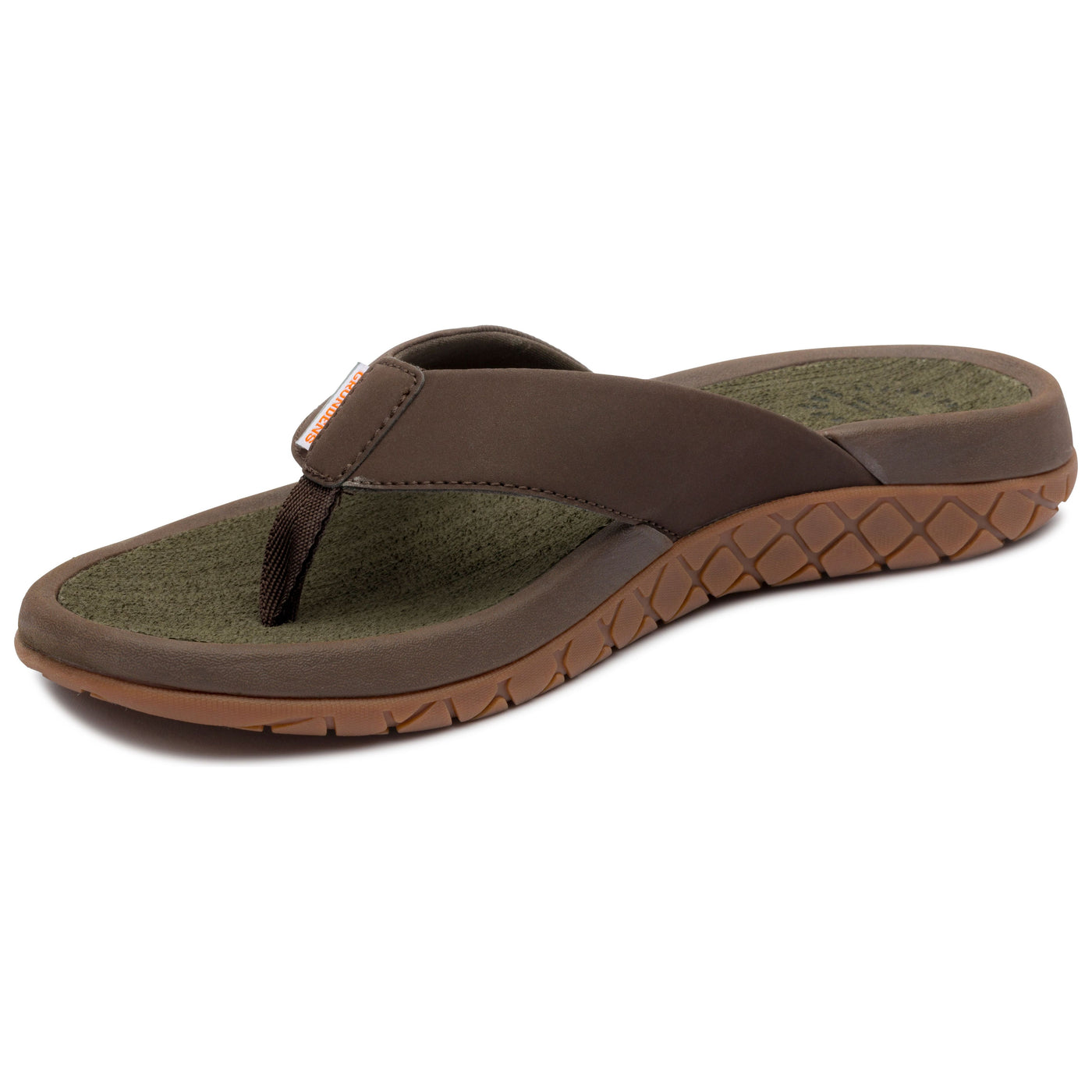 Grundens Fishfinder Sandal Dark Brown Image 02