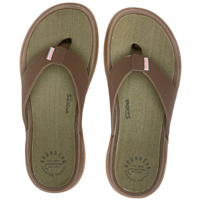 Grundens Fishfinder Sandal Dark Brown Image 05