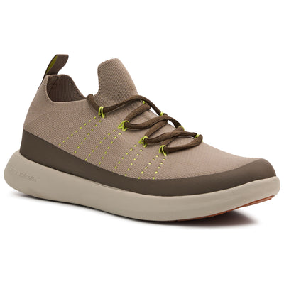 Grundens Sea Knit Boat Shoe Stone Image 01