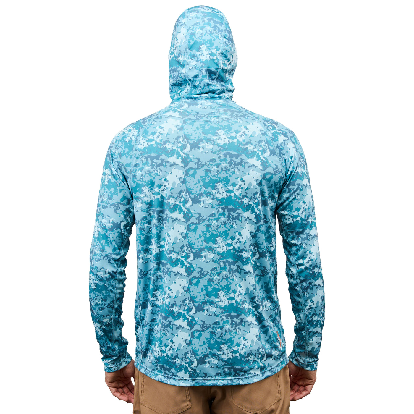 Grundens Solstrale Hoody Flats Camo / Gulf Image 04