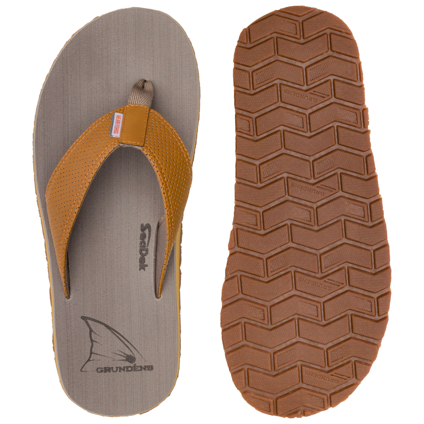 Grundens Species Sandal Redfish Brown Image 03