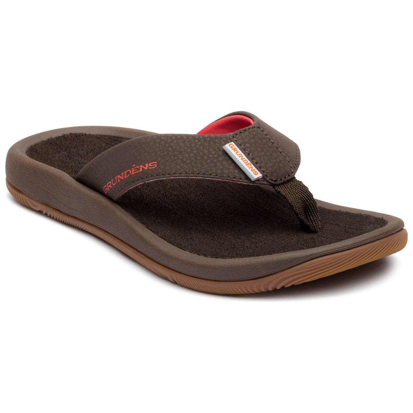 Grundens Women's Deck-Mate 3-point Sandal Dark Brown Image 01