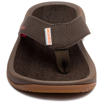 Grundens Women's Deck-Mate 3-point Sandal Dark Brown Image 03