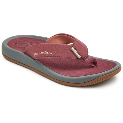 Grundens Women's Deck-Mate 3-point Sandal Light Mahogony Image 01