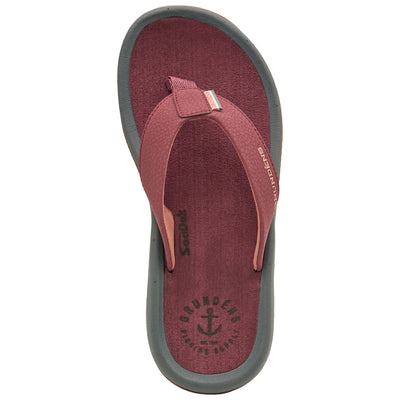 Grundens Women's Deck-Mate 3-point Sandal Light Mahogony Image 07