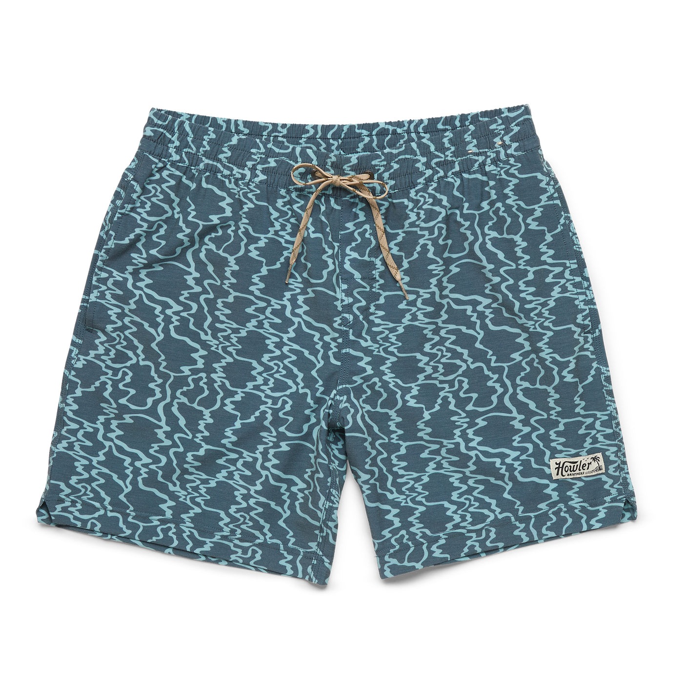 Howler Brothers Deep Set Boardshorts Ocean Motion Shimmer Image 01