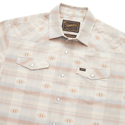 Howler Brothers H Bar B Snapshirt Elliot Plaid Cream Image 02