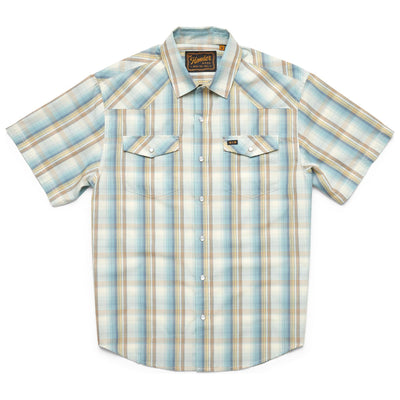 Howler Brothers H Bar B Snapshirt Isley Plaid Seafoam Image 01