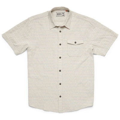 Howler Brothers San Gabriel Shortsleeve Diamond Dobby Off White Image 01